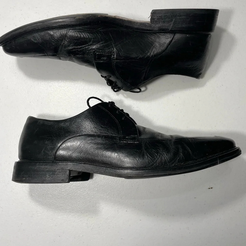 Cole Haan Nike Air Classic Black Leather Men's Shoes Size 9M SB-95
